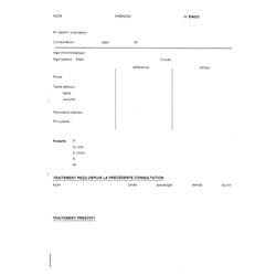 20.4233.036 : FEUILLE CONSULTATION ENDOCRINO. / 088114B