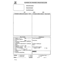 38.7610.008 :  FICHE INTERVENTION BLOC / CCV / 085020N
