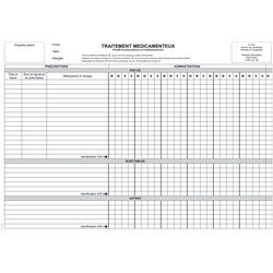 38.7501.003 : Traitement médicamenteux feuille de prescriptions / 10489T