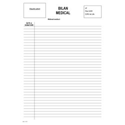 CHR899 : BILAN MEDICAL