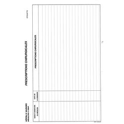 CHR643D :  D.S.: PRESCRIPTIONS CHIRURGICALES / 083077B