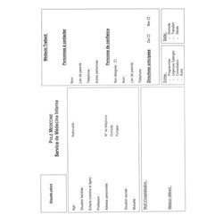 CHR858 :  FEUILLE PRESENTATION/MED.INT/V1 / 090644B