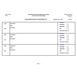 CHR907 :  TRANSMISSIONS PANSEMENTS