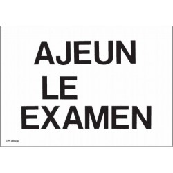 CHR335 : A JEUN EXAMEN