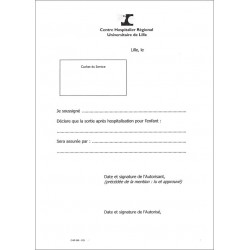CHR068 :  SORTIE ENFANT ASSUREE PAR (APRES HOSPI.) / 087219D