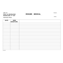02.3250.008 : RESUME MEDICAL / 083706K