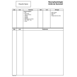02.3351.061 :  DS: FEUILLE POLYSOMNOGRAPHIE U. SOM / 090201V