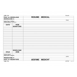 02.3271.015 : RESUME MEDICAL / 84714F